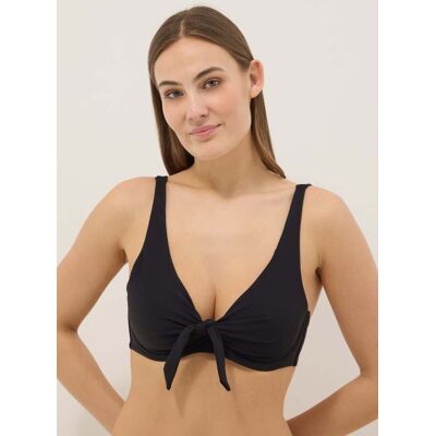 OVS , Top Bikini Elasticizzato Nero Con Fiocco, Donna, Nero, Taglia: 6 OVS , Top Bikini Elasticizzato Nero Con Fiocco, Donna, Nero, Taglia: 6
