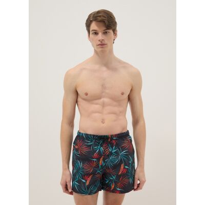 MAUI , Boxer Da Mare Con Fantasia Tropicale Multicolor, Uomo, Multicolor, Taglia: S MAUI , Boxer Da Mare Con Fantasia Tropicale Multicolor, Uomo, Multicolor, Taglia: S