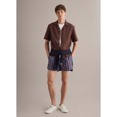 PIOMBO , Boxer Mare Blu A Righe Marroni Con Coulisse, Uomo, Multicolor, Taglia: XXL PIOMBO , Boxer Mare Blu A Righe Marroni Con Coulisse, Uomo, Multicolor, Taglia: XXL