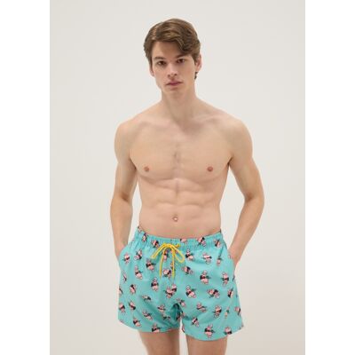 OVS , Boxer Da Mare Azzurri Con Stampe Popeye, Uomo, Azzurro, Taglia: M OVS , Boxer Da Mare Azzurri Con Stampe Popeye, Uomo, Azzurro, Taglia: M