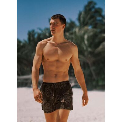 OVS , Boxer Mare Marrone Con Stampa All Over, Uomo, Nero, Taglia: XXL OVS , Boxer Mare Marrone Con Stampa All Over, Uomo, Nero, Taglia: XXL