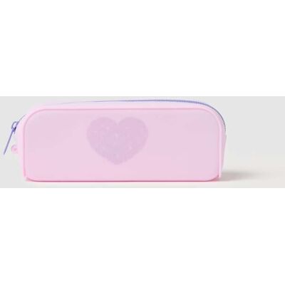 OVS , Astuccio In Silicone Rosa Con Design A Cuore, Donna, Rosa, Taglia: ONE SIZE OVS , Astuccio In Silicone Rosa Con Design A Cuore, Donna, Rosa, Taglia: ONE SIZE