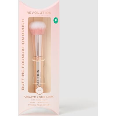 Revolution , Create Buffing Foundation Pennello Viso R7, Donna, Arancione, Taglia: FASUL Revolution , Create Buffing Foundation Pennello Viso R7, Donna, Arancione, Taglia: FASUL