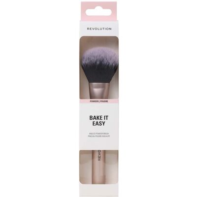 Revolution , Bake It Easy Powder Brush, Donna, Rosa, Taglia: FASUL Revolution , Bake It Easy Powder Brush, Donna, Rosa, Taglia: FASUL