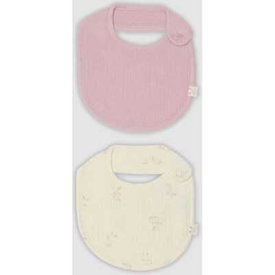 FAGOTTINO , Bipack Di Bavaglini Multicolor In Puro Cotone Per Neonata, Multicolor, Taglia: T.U. FAGOTTINO , Bipack Di Bavaglini Multicolor In Puro Cotone Per Neonata, Multicolor, Taglia: T.U.