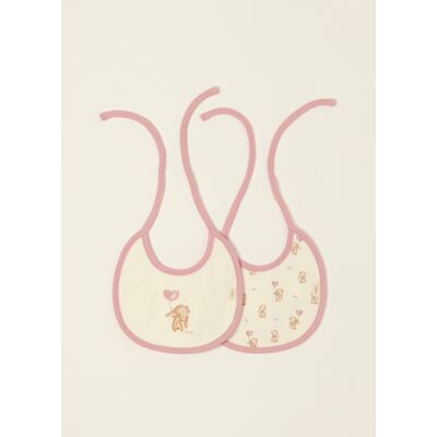 IANA , Bipack Di Bavaglini Bianchi In Puro Cotone Con Motivi Da Neonata, Bianco, Taglia: T.U. IANA , Bipack Di Bavaglini Bianchi In Puro Cotone Con Motivi Da Neonata, Bianco, Taglia: T.U.