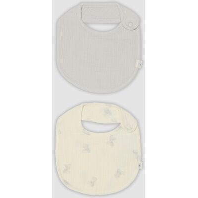 FAGOTTINO , Bipack Di Bavaglini Multicolor In Puro Cotone Per Neonati, Unisex, Multicolor, Taglia: T.U. FAGOTTINO , Bipack Di Bavaglini Multicolor In Puro Cotone Per Neonati, Unisex, Multicolor, Taglia: T.U.