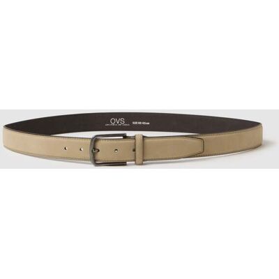 OVS , Cintura Beige Con Fibbia Classica, Uomo, Beige, Taglia: 120-125 cm OVS , Cintura Beige Con Fibbia Classica, Uomo, Beige, Taglia: 120-125 cm