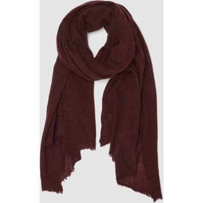 LES COPAINS , Sciarpa Rossa In Misto Lana Con Bordi Sfrangiati, Donna, Rosso, Taglia: ONE SIZE LES COPAINS , Sciarpa Rossa In Misto Lana Con Bordi Sfrangiati, Donna, Rosso, Taglia: ONE SIZE