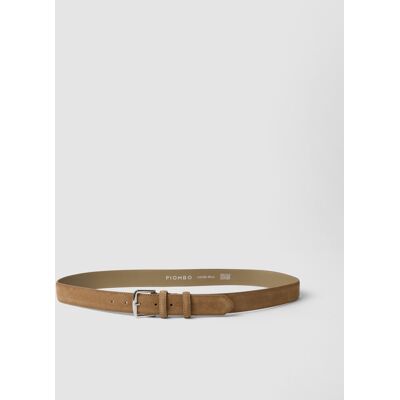 Piombo Contemporary , Cintura Beige In Vera Pelle Scamosciata, Uomo, Beige, Taglia: 100-105 cm Piombo Contemporary , Cintura Beige In Vera Pelle Scamosciata, Uomo, Beige, Taglia: 100-105 cm