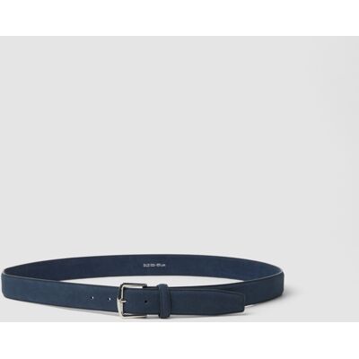 OVS , Cintura Blu Con Fibbia Rettangolare In Metallo, Uomo, Blu, Taglia: 110-115 cm OVS , Cintura Blu Con Fibbia Rettangolare In Metallo, Uomo, Blu, Taglia: 110-115 cm