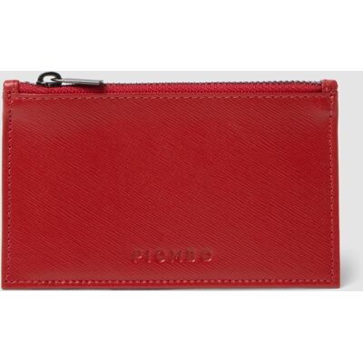 Piombo Contemporary , Portafoglio Rosso In Vera Pelle Con Zip, Uomo, Rosso, Taglia: ONE SIZE Piombo Contemporary , Portafoglio Rosso In Vera Pelle Con Zip, Uomo, Rosso, Taglia: ONE SIZE