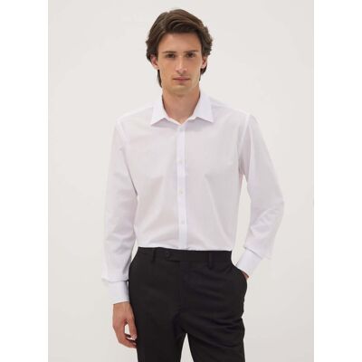 OVS , Camicia Bianca Slim Fit Con Colletto Classico Easy Iron, Uomo, Bianco, Taglia: 39 OVS , Camicia Bianca Slim Fit Con Colletto Classico Easy Iron, Uomo, Bianco, Taglia: 39