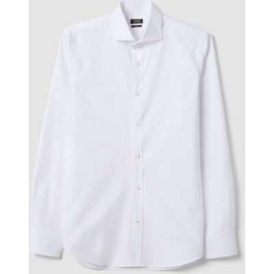 OVS , Camicia Bianca In Puro Cotone Oxford Slim Fit, Uomo, Bianco, Taglia: 44 OVS , Camicia Bianca In Puro Cotone Oxford Slim Fit, Uomo, Bianco, Taglia: 44