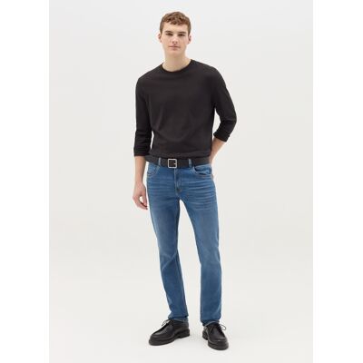 OVS , Jeans Skinny Fit Con Scoloriture, Uomo, Denim, Taglia: 44 OVS , Jeans Skinny Fit Con Scoloriture, Uomo, Denim, Taglia: 44