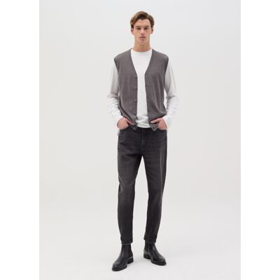 OVS , Gilet Con Scollo A V E Bottoni, Uomo, Grigio, Taglia: XXL OVS , Gilet Con Scollo A V E Bottoni, Uomo, Grigio, Taglia: XXL