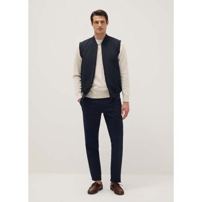 OVS , Gilet Blu Regular Fit Con Zip Integrale, Uomo, Blu, Taglia: S OVS , Gilet Blu Regular Fit Con Zip Integrale, Uomo, Blu, Taglia: S