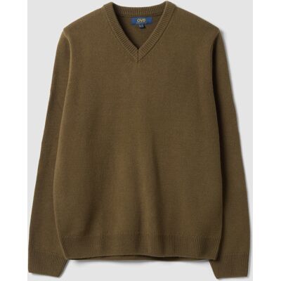 OVS , Maglia Verde Con Scollo A V Regular Fit, Uomo, Verde, Taglia: L OVS , Maglia Verde Con Scollo A V Regular Fit, Uomo, Verde, Taglia: L