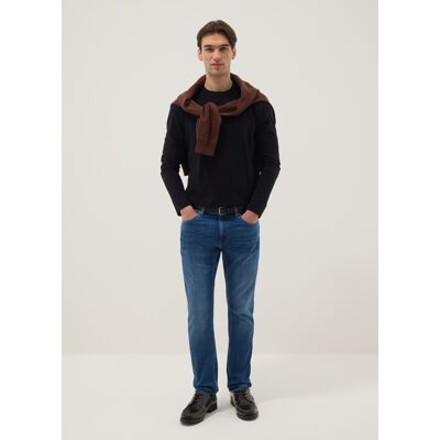OVS , Jeans In Cotone Denim Elasticizzato Blu Slim Fit, Uomo, Denim, Taglia: 52 OVS , Jeans In Cotone Denim Elasticizzato Blu Slim Fit, Uomo, Denim, Taglia: 52