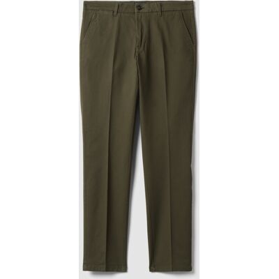 OVS , Pantaloni Chino Verde In Twill Di Cotone Elasticizzato Slim Fit, Uomo, Verde, Taglia: 46 OVS , Pantaloni Chino Verde In Twill Di Cotone Elasticizzato Slim Fit, Uomo, Verde, Taglia: 46