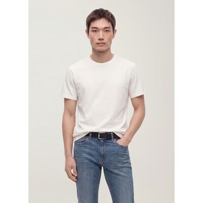 OVS , T-shirt Bianca In Puro Cotone A Girocollo Relaxed Fit, Uomo, Bianco, Taglia: XL OVS , T-shirt Bianca In Puro Cotone A Girocollo Relaxed Fit, Uomo, Bianco, Taglia: XL