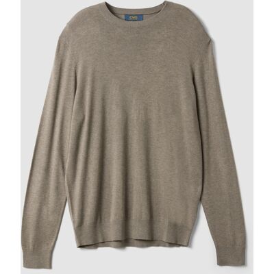 OVS , Maglia Girocollo Grigia In Misto Viscosa Regular Fit, Uomo, Grigio, Taglia: XXL OVS , Maglia Girocollo Grigia In Misto Viscosa Regular Fit, Uomo, Grigio, Taglia: XXL