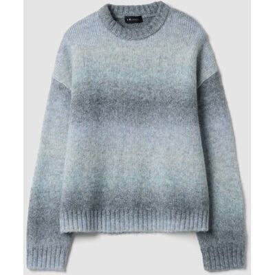 B.ANGEL , Maglia Azzurra In Misto Lana Con Girocollo, Uomo, Denim, Taglia: XS B.ANGEL , Maglia Azzurra In Misto Lana Con Girocollo, Uomo, Denim, Taglia: XS