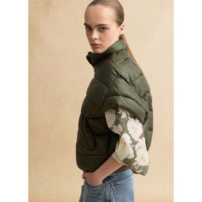 LES COPAINS , Giubbotto Imbottito Verde Regular Fit, Donna, Verde, Taglia: XS/S LES COPAINS , Giubbotto Imbottito Verde Regular Fit, Donna, Verde, Taglia: XS/S