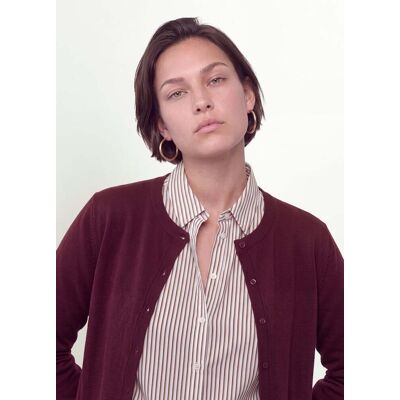 MYA , Cardigan Rosso In Misto Viscosa Con Bottoni Regular Fit, Donna, Rosso, Taglia: XL MYA , Cardigan Rosso In Misto Viscosa Con Bottoni Regular Fit, Donna, Rosso, Taglia: XL