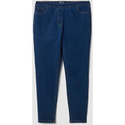 MYA , Jeggings Blu Skinny In Cotone E Viscosa Elasticizzata, Donna, Blu, Taglia: 47 MYA , Jeggings Blu Skinny In Cotone E Viscosa Elasticizzata, Donna, Blu, Taglia: 47