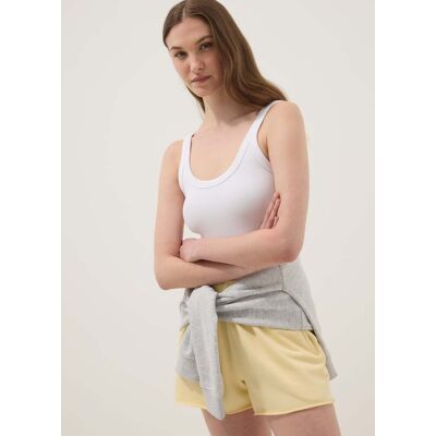 OVS , Body Bianco In Cotone Elasticizzato A Costine Con Scollo Ampio, Donna, Bianco, Taglia: XL OVS , Body Bianco In Cotone Elasticizzato A Costine Con Scollo Ampio, Donna, Bianco, Taglia: XL