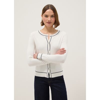 OVS , Cardigan In Misto Viscosa Bianco Regular Fit Con Bottoni, Donna, Bianco, Taglia: XL OVS , Cardigan In Misto Viscosa Bianco Regular Fit Con Bottoni, Donna, Bianco, Taglia: XL