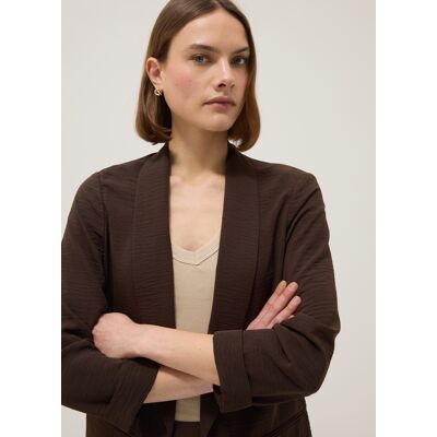 OVS , Blazer Marrone Senza Bottoni Regular Fit, Donna, Marrone, Taglia: S OVS , Blazer Marrone Senza Bottoni Regular Fit, Donna, Marrone, Taglia: S
