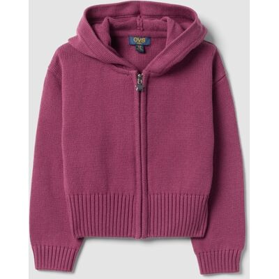 OVS KIDS , Cardigan Viola Con Cappuccio In Misto Cotone Per Bambina, Viola, Taglia: 3-4 OVS KIDS , Cardigan Viola Con Cappuccio In Misto Cotone Per Bambina, Viola, Taglia: 3-4