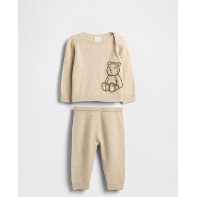 GAP KIDS , Set In Misto Cotone, Unisex, Beige, Taglia: 6-12M/69-74 GAP KIDS , Set In Misto Cotone, Unisex, Beige, Taglia: 6-12M/69-74