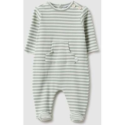 FAGOTTINO , Tutina Lunga In Misto Cotone Da Neonato A Righe Multicolor Regular Fit, Unisex, Multicolor, Taglia: 3-6 FAGOTTINO , Tutina Lunga In Misto Cotone Da Neonato A Righe Multicolor Regular Fit, Unisex, Multicolor, Taglia: 3-6