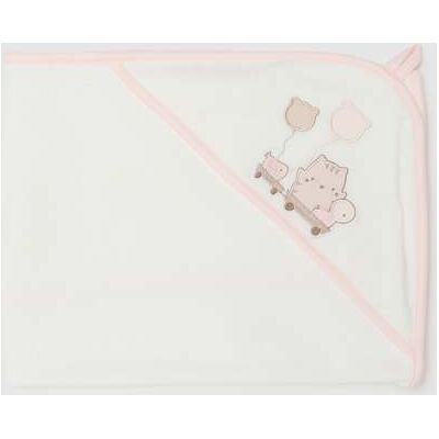FAGOTTINO , Accappatoio In Misto Cotone Bianco Con Cappuccio E Ricami, Neonato, Multicolor, Taglia: ONE SIZE FAGOTTINO , Accappatoio In Misto Cotone Bianco Con Cappuccio E Ricami, Neonato, Multicolor, Taglia: ONE SIZE