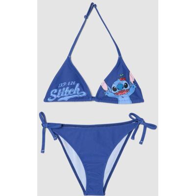Disney , Bikini Blu In Tessuto Elasticizzato A Triangolo, Bambina, Blu, Taglia: 12-13 Disney , Bikini Blu In Tessuto Elasticizzato A Triangolo, Bambina, Blu, Taglia: 12-13