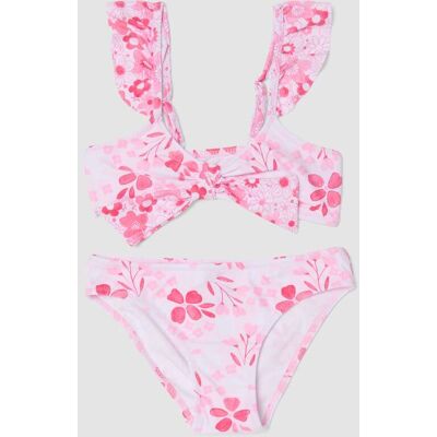 OVS KIDS , Bikini Rosa In Tessuto Elasticizzato Con Stampa Floreale, Bambina, Viola, Taglia: 3-4 OVS KIDS , Bikini Rosa In Tessuto Elasticizzato Con Stampa Floreale, Bambina, Viola, Taglia: 3-4