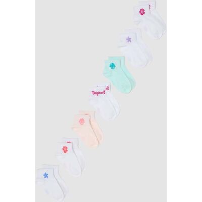 OVS KIDS , Multipack Calze In Misto Cotone Elasticizzato Multicolor Da Bambina, Multicolor, Taglia: 25/27 OVS KIDS , Multipack Calze In Misto Cotone Elasticizzato Multicolor Da Bambina, Multicolor, Taglia: 25/27