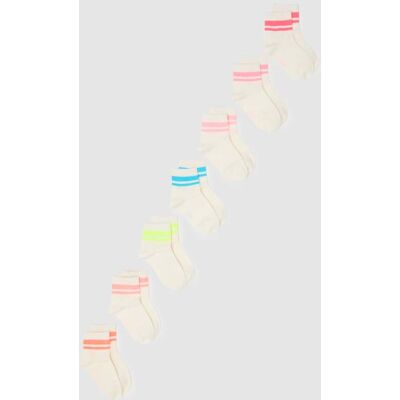 OVS KIDS , Multipack Calze Corte In Cotone Elasticizzato Multicolor Per Bambina, Multicolor, Taglia: 25/27 OVS KIDS , Multipack Calze Corte In Cotone Elasticizzato Multicolor Per Bambina, Multicolor, Taglia: 25/27