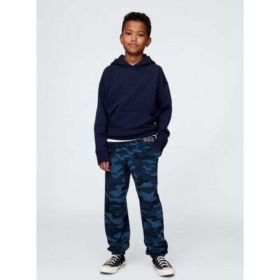 GAP KIDS , Joggers In Misto Cotone Con Logo Gap, Bambino, Blu, Taglia: S/114-130 GAP KIDS , Joggers In Misto Cotone Con Logo Gap, Bambino, Blu, Taglia: S/114-130