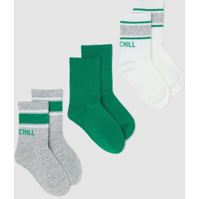 OVS KIDS , Tripack Calze In Misto Cotone Elasticizzato Multicolor Da Bambino, Multicolor, Taglia: 25/27 OVS KIDS , Tripack Calze In Misto Cotone Elasticizzato Multicolor Da Bambino, Multicolor, Taglia: 25/27
