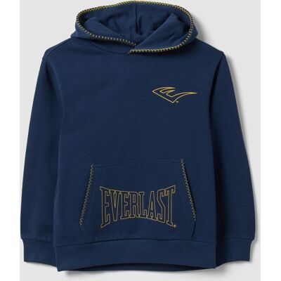 Everlast , Felpa Blu Con Cappuccio In Puro Cotone Regular Fit Per Bambino, Blu, Taglia: 5-6 Everlast , Felpa Blu Con Cappuccio In Puro Cotone Regular Fit Per Bambino, Blu, Taglia: 5-6