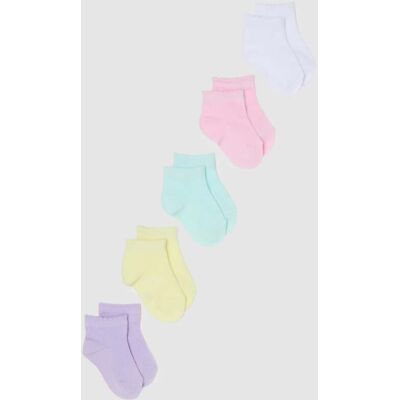 FAGOTTINO , Multipack Calze Corte Comode In Misto Cotone Multicolor Da Neonata, Bambina, Multicolor, Taglia: 12-18 FAGOTTINO , Multipack Calze Corte Comode In Misto Cotone Multicolor Da Neonata, Bambina, Multicolor, Taglia: 12-18