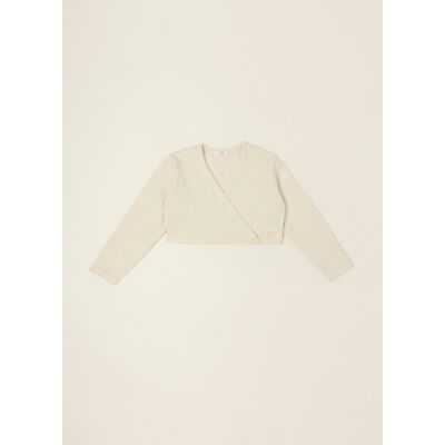 IANA , Cardigan Bianco In Puro Cotone Da Neonata, Bianco, Taglia: 9 IANA , Cardigan Bianco In Puro Cotone Da Neonata, Bianco, Taglia: 9