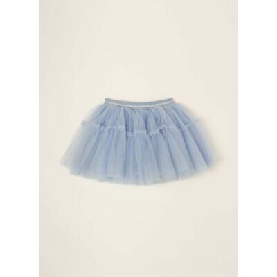 IANA , Gonna Azzurra In Tulle Per Neonata, Denim, Taglia: 12 IANA , Gonna Azzurra In Tulle Per Neonata, Denim, Taglia: 12