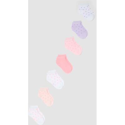 OVS KIDS , Multipack Calze Alla Caviglia In Misto Cotone Multicolor Da Bambina, Multicolor, Taglia: 25/27 OVS KIDS , Multipack Calze Alla Caviglia In Misto Cotone Multicolor Da Bambina, Multicolor, Taglia: 25/27