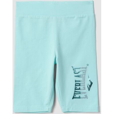 Everlast , Short Ciclista Azzurro In Cotone Elasticizzato Skinny Fit, Bambina, Azzurro, Taglia: 5-6 Everlast , Short Ciclista Azzurro In Cotone Elasticizzato Skinny Fit, Bambina, Azzurro, Taglia: 5-6