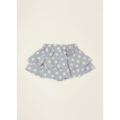 IANA , Gonna Azzurra A Pois Da Neonata, Azzurro, Taglia: 12 IANA , Gonna Azzurra A Pois Da Neonata, Azzurro, Taglia: 12